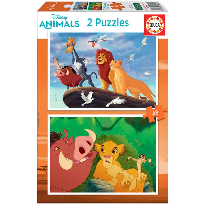 Disney The Lion King puzzle 2x48 piese poza produsului