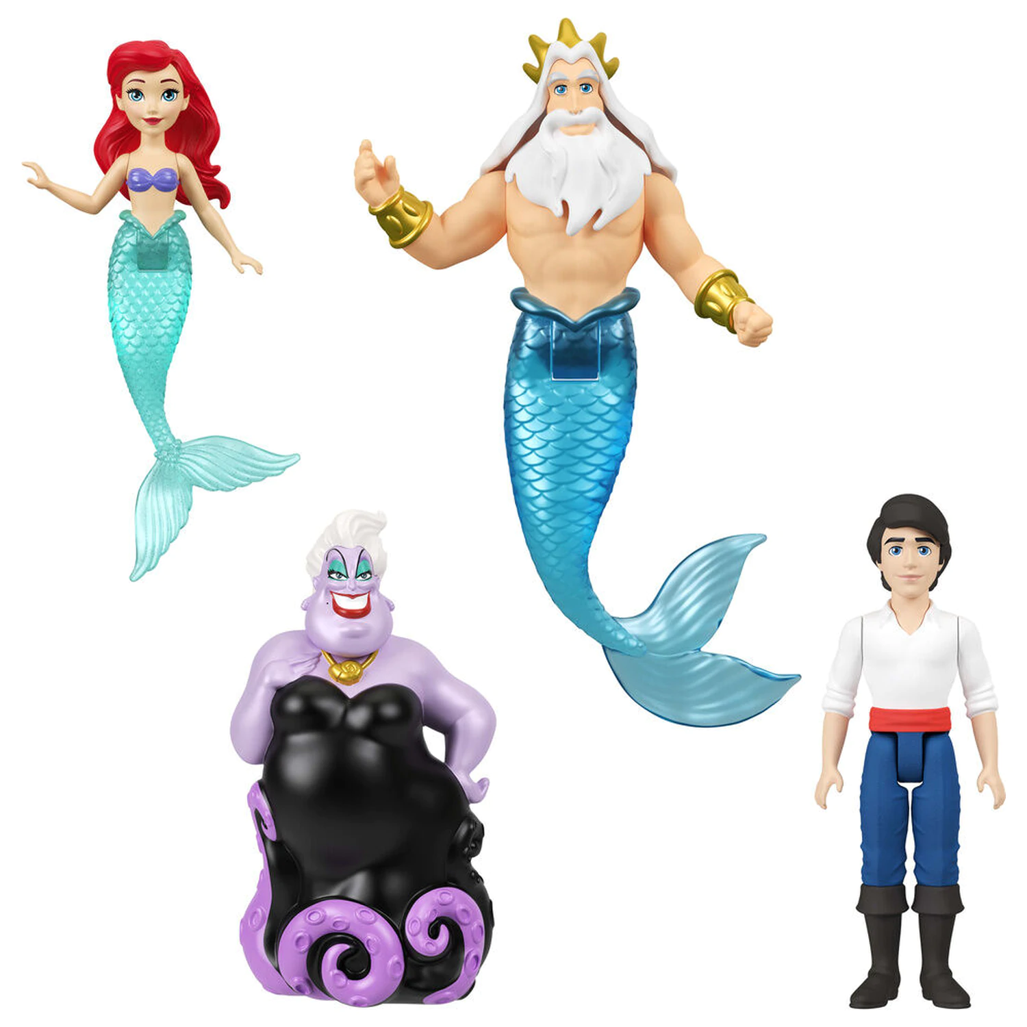 Disney The Little Mermaid pachet 4 figurine poza produsului
