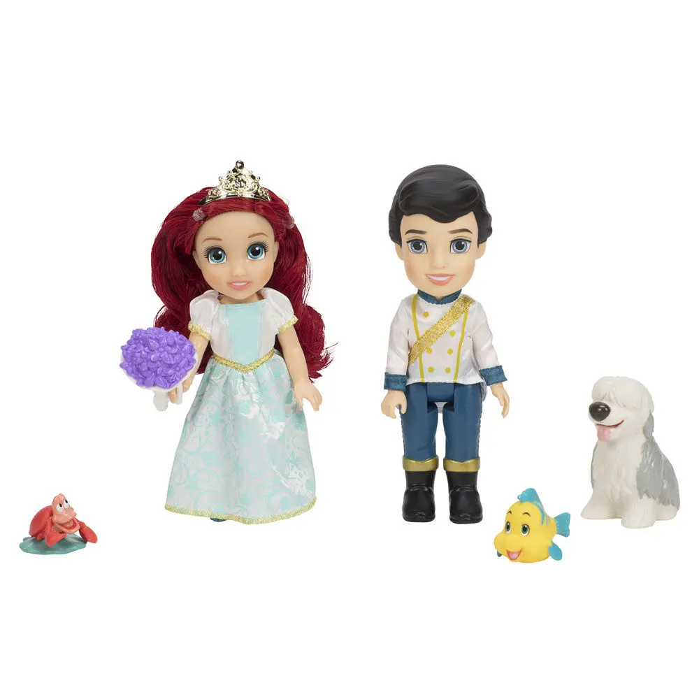 Disney The Little Mermaid Ariel + Eric păpuși 15cm poza produsului