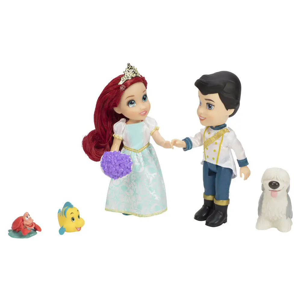 Disney The Little Mermaid Ariel + Eric păpuși 15cm poza produsului