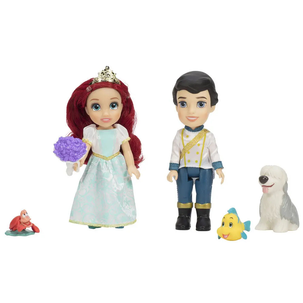 Disney The Little Mermaid Ariel + Eric păpuși 15cm poza produsului