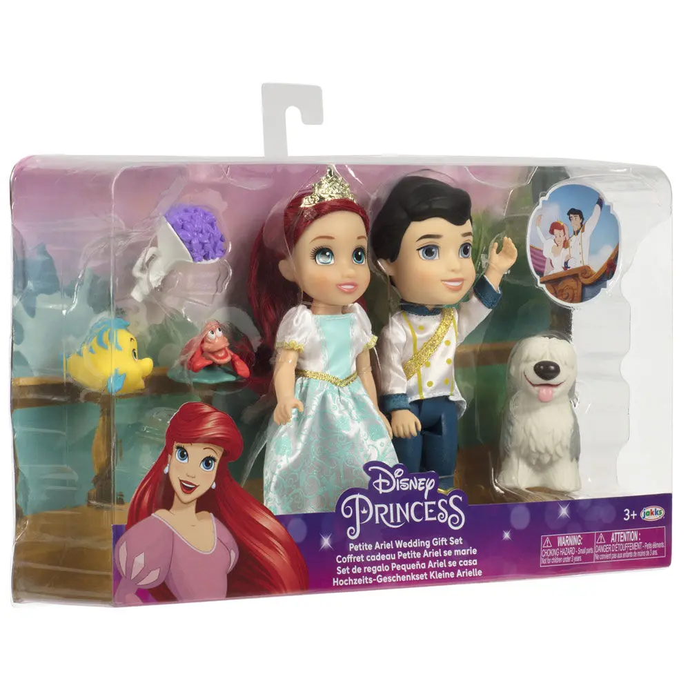 Disney The Little Mermaid Ariel + Eric păpuși 15cm poza produsului