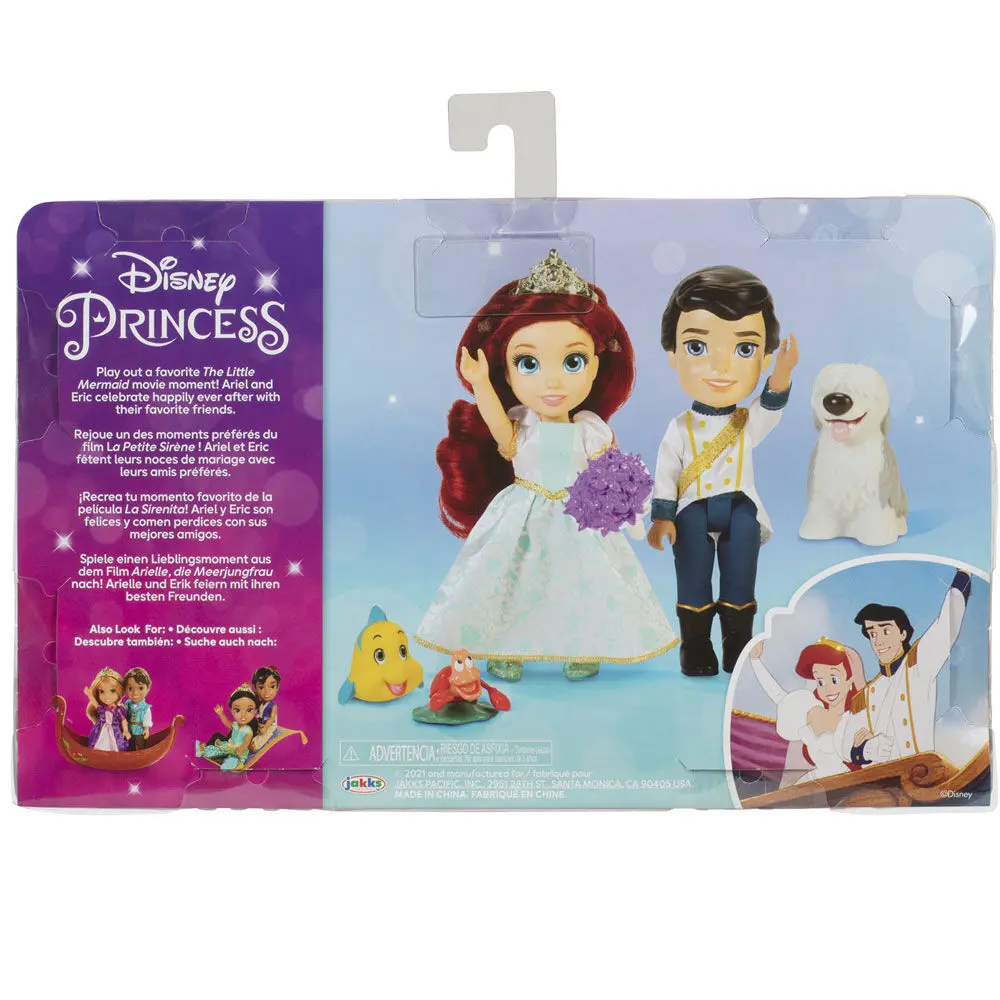 Disney The Little Mermaid Ariel + Eric păpuși 15cm poza produsului