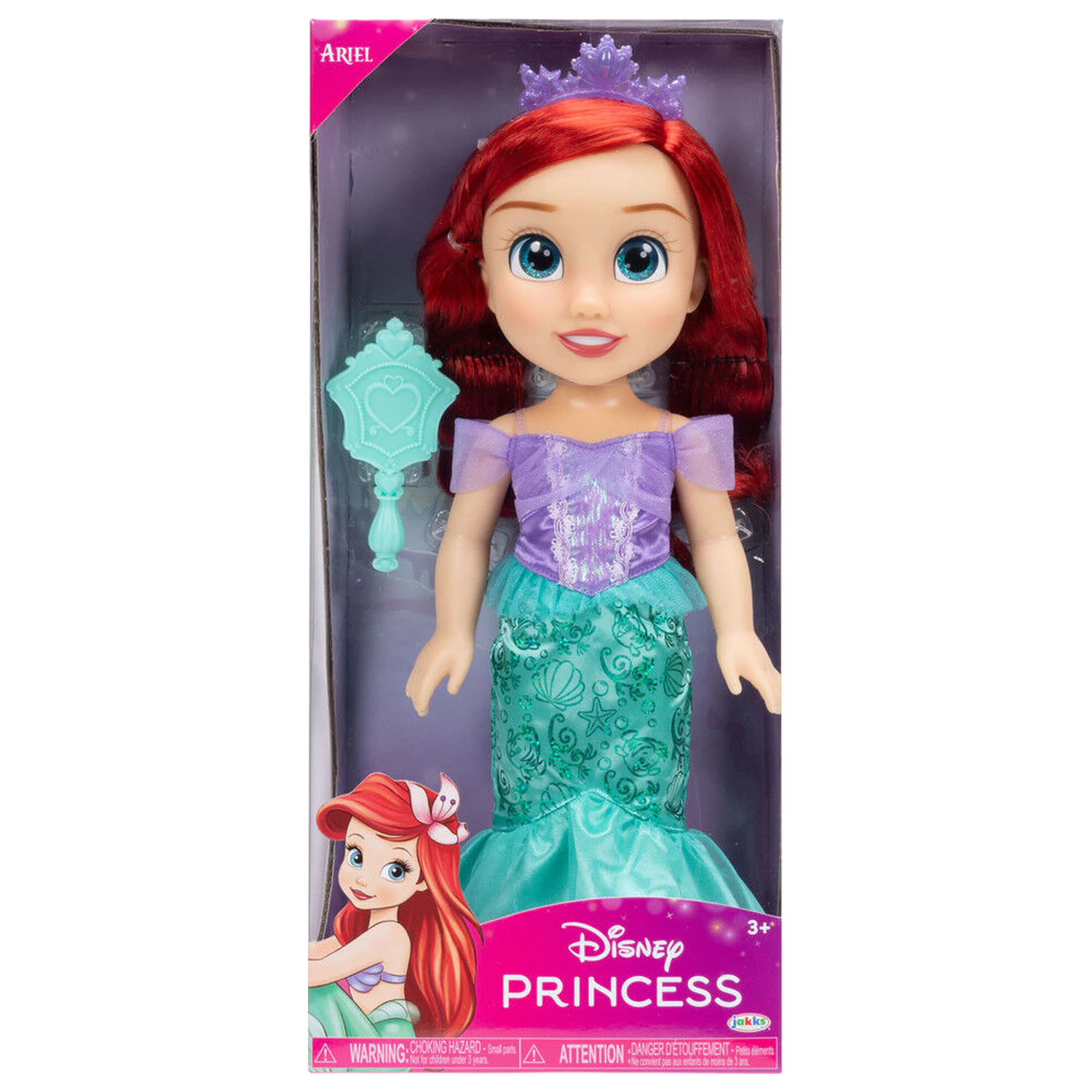 Disney The Little Mermaid Ariel papusa 38cm poza produsului