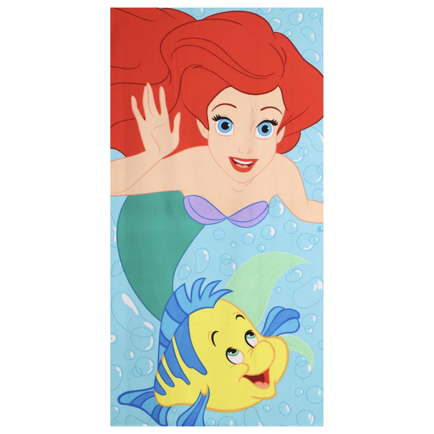 Disney The Little Mermaid Ariel prosop de plaja din microfibra poza produsului