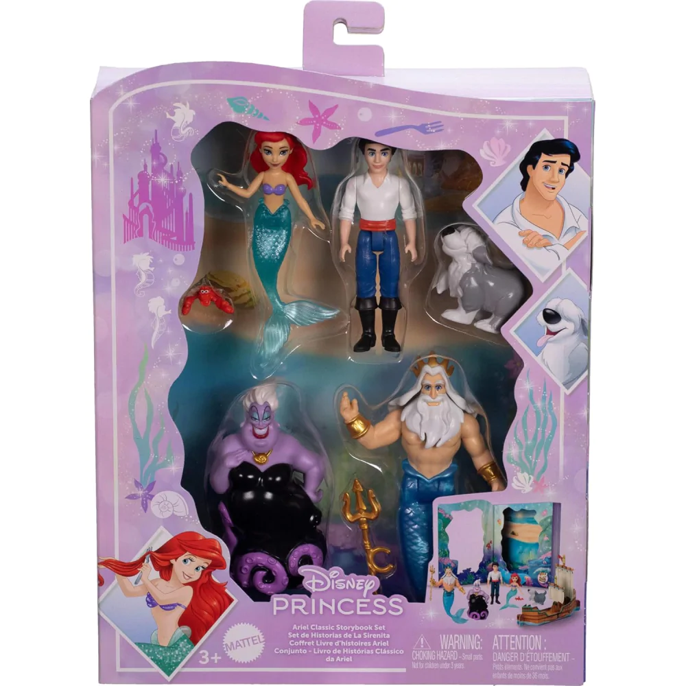 Disney The Little Mermaid Set de cărți clasice de povești poza produsului