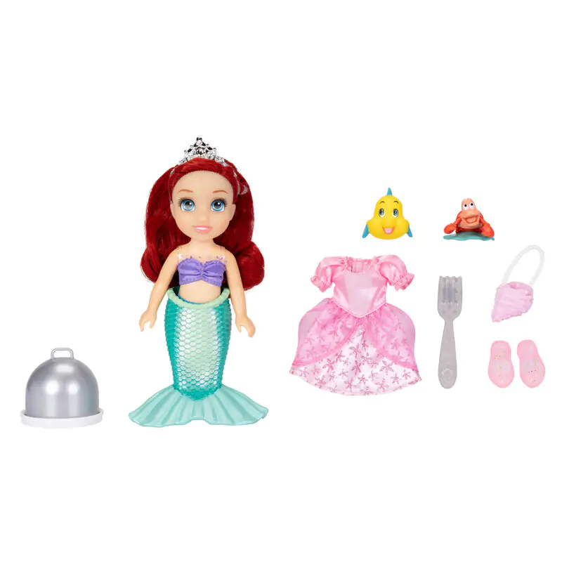 Păpușă Ariel Disney Mica Sirenă Terestră și Marină 15cm poza produsului