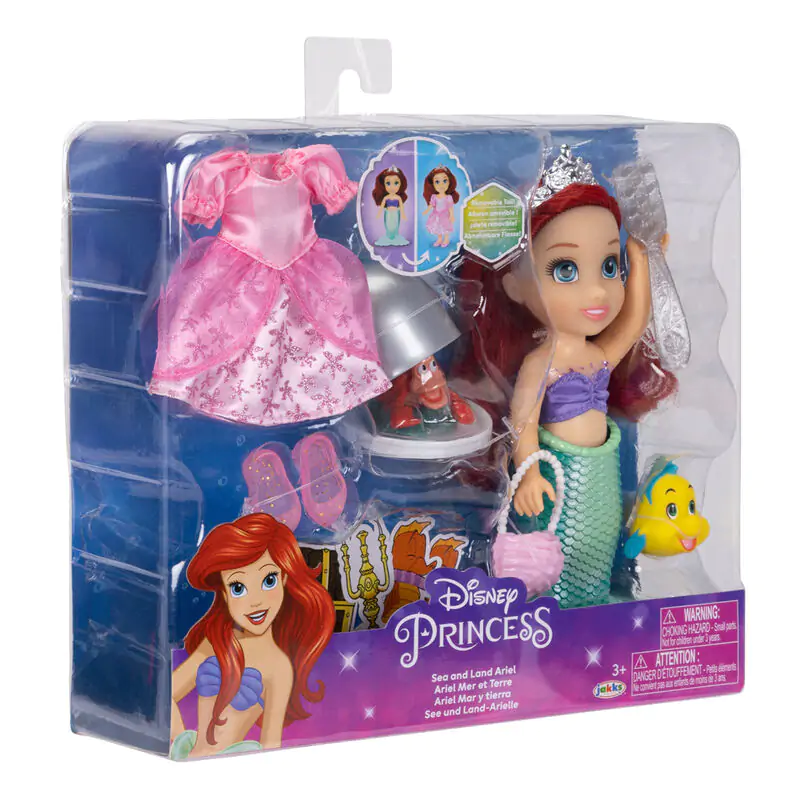 Păpușă Ariel Disney Mica Sirenă Terestră și Marină 15cm poza produsului