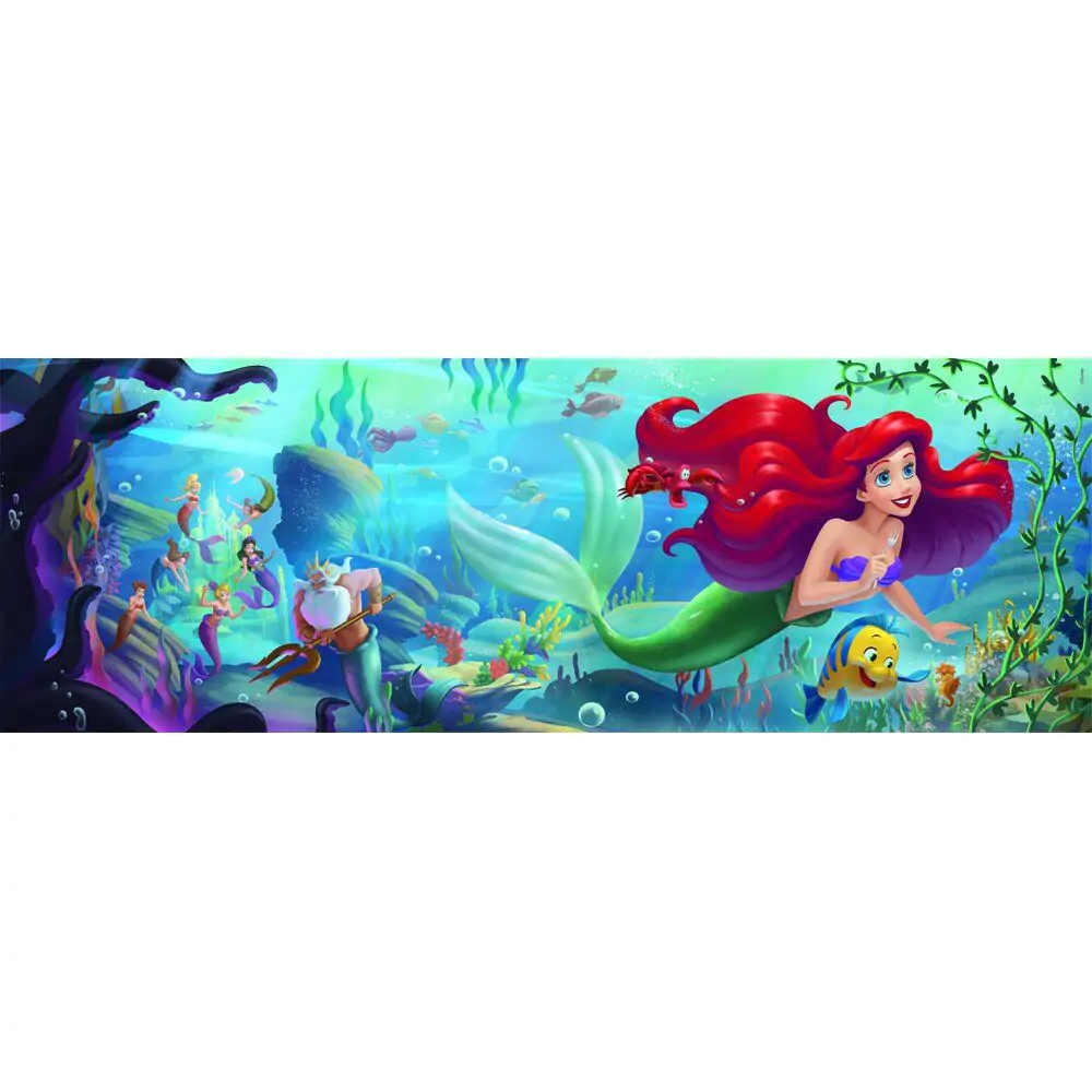 Disney The Little Mermaid puzzle panoramă 1000 buc poza produsului