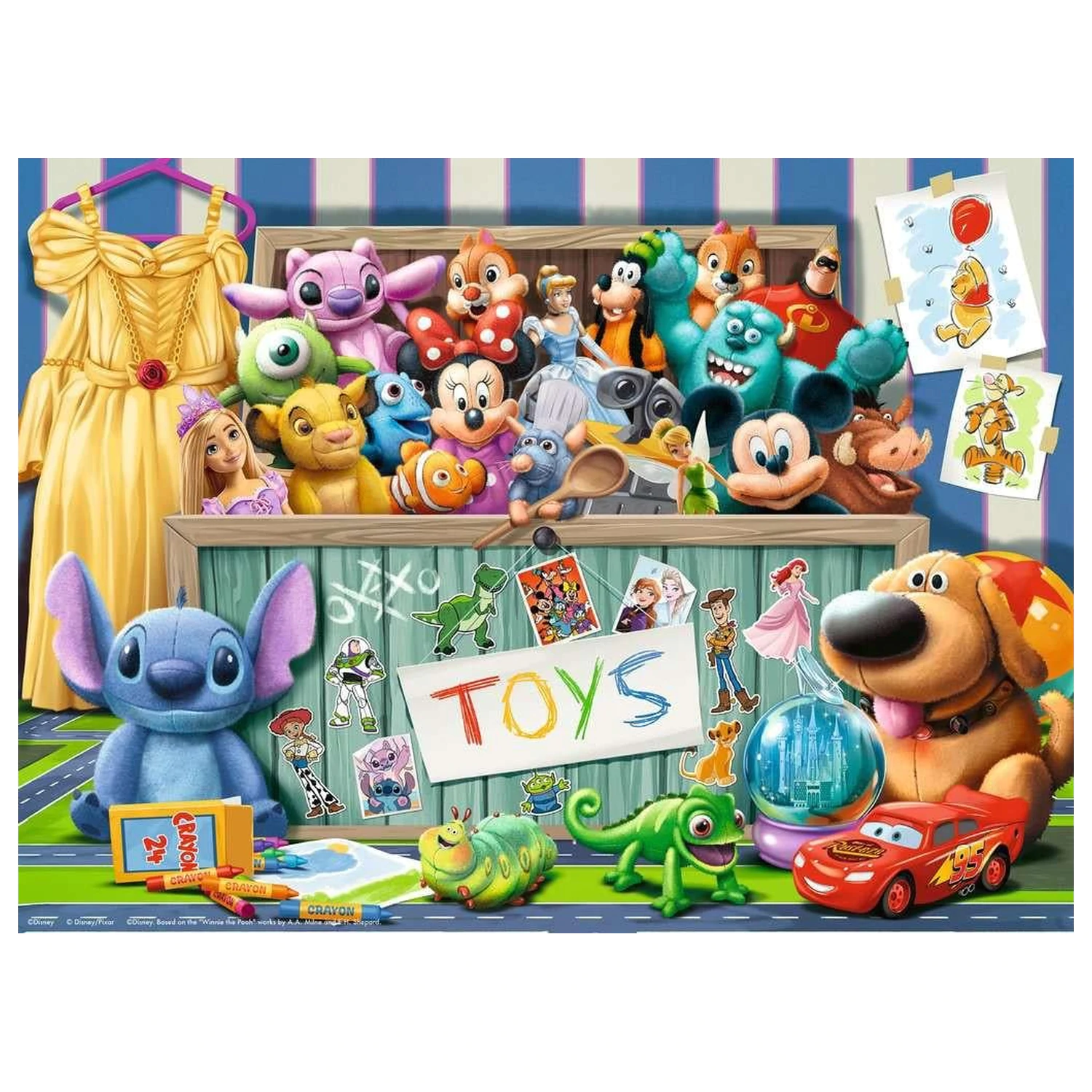 Disney The Magic Toy Box Puzzle 100 piese poza produsului