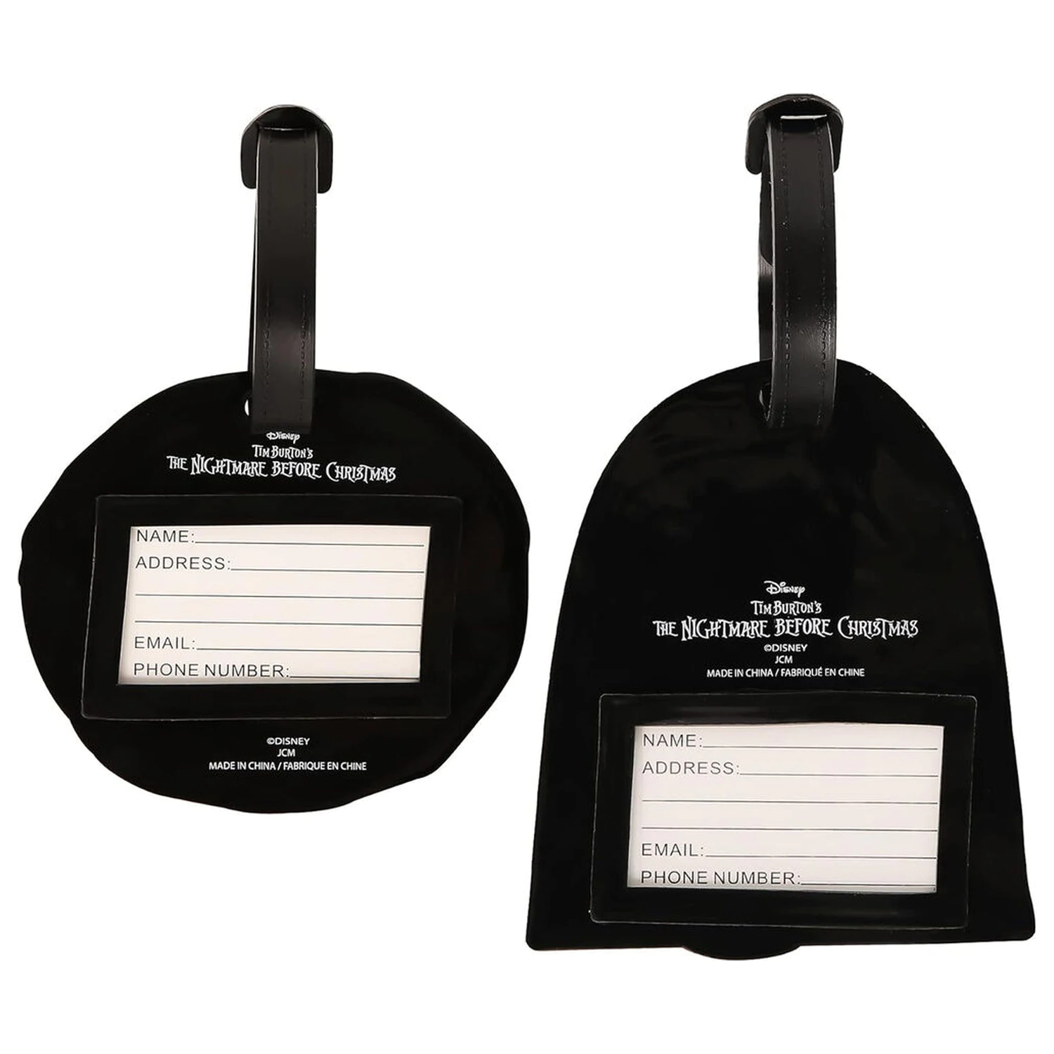 Disney The Nightmare Before Christmas set de 2 etichete de bagaje poza produsului