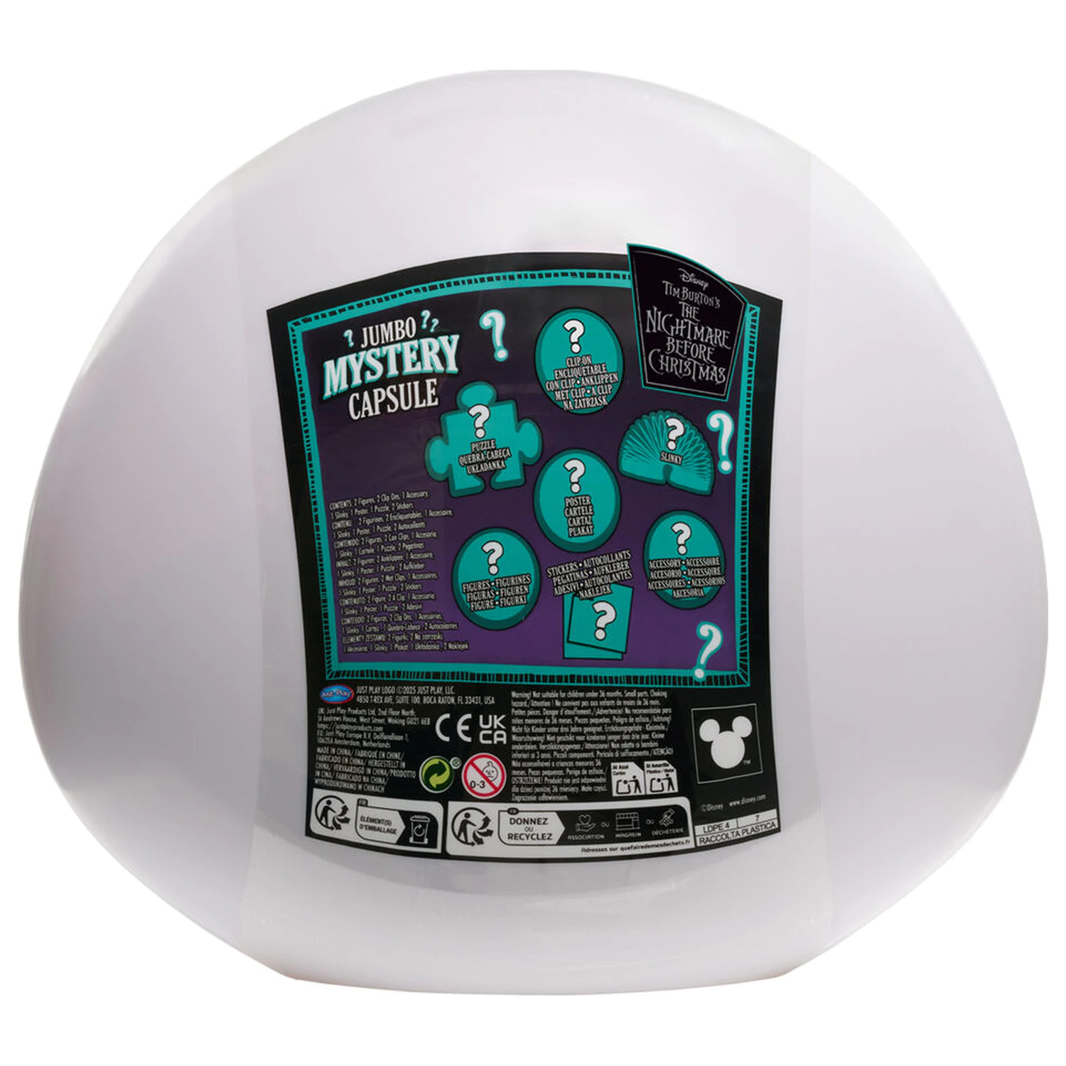 Disney The Nightmare Before Christmas Jack cutie misterioasa jumbo poza produsului