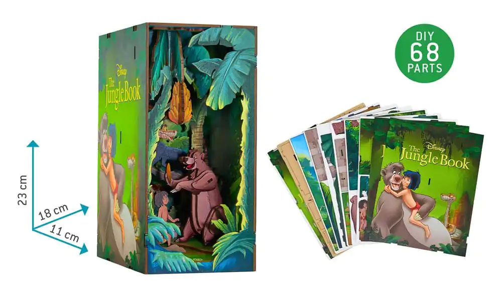 Disney Tiny Adventures Book Nook Mini Diorama Cartea Junglei 23 cm poza produsului