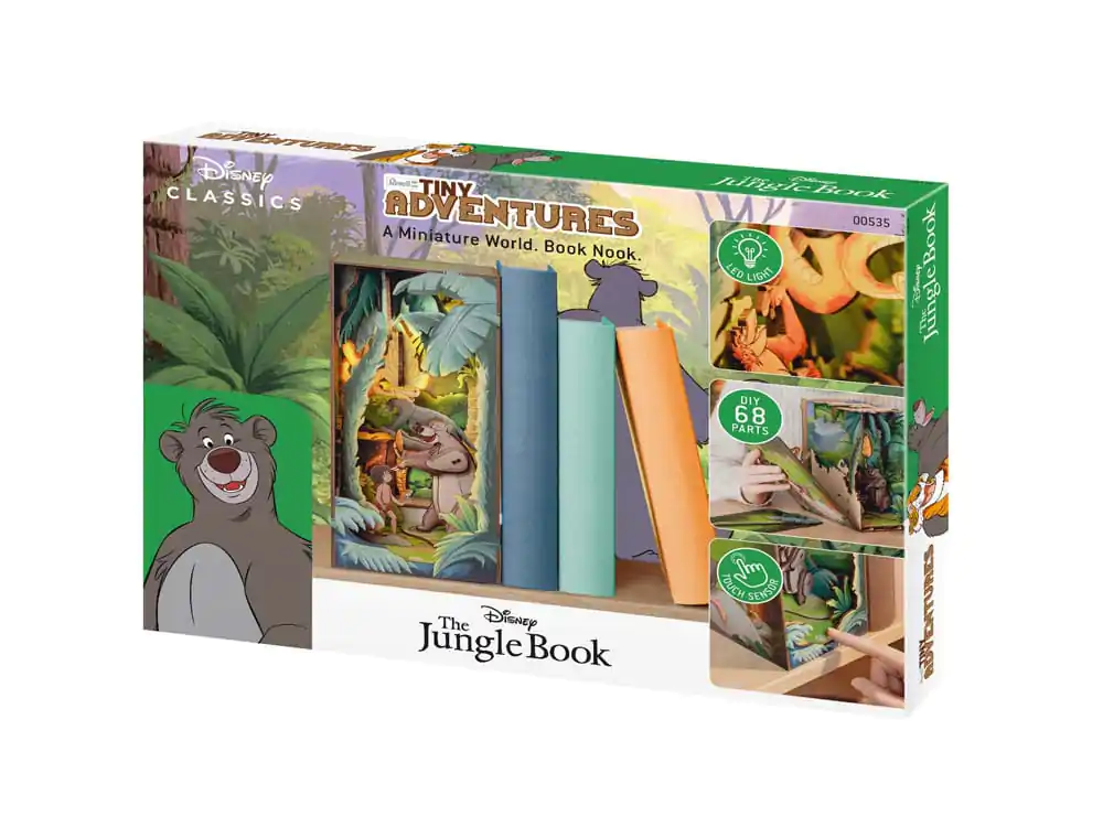 Disney Tiny Adventures Book Nook Mini Diorama Cartea Junglei 23 cm poza produsului