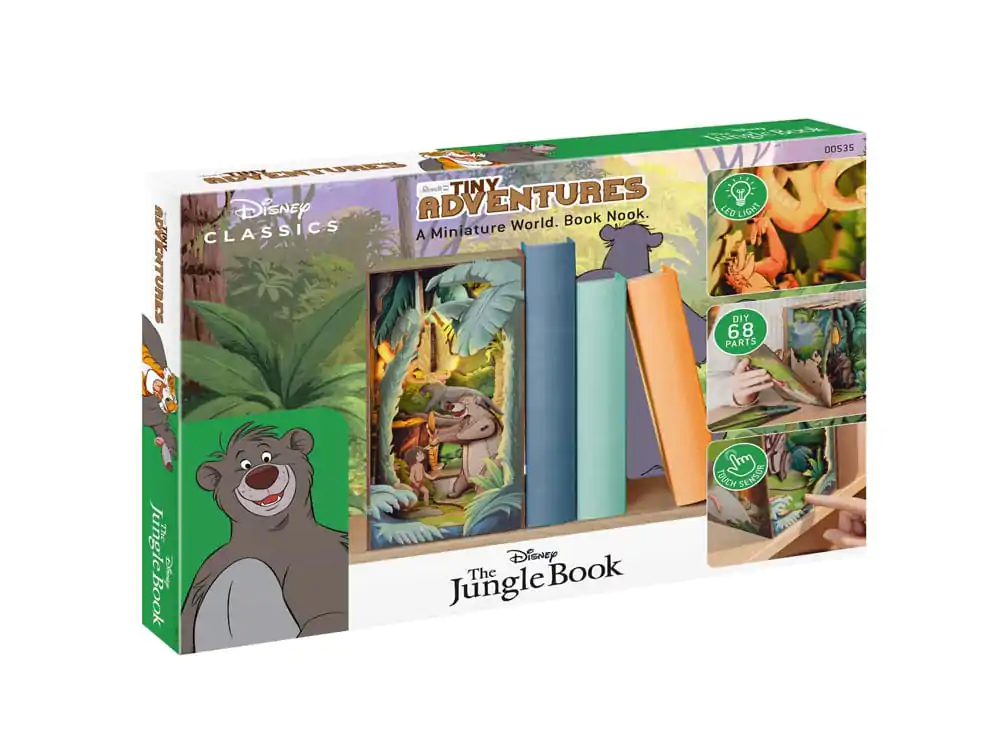 Disney Tiny Adventures Book Nook Mini Diorama Cartea Junglei 23 cm poza produsului