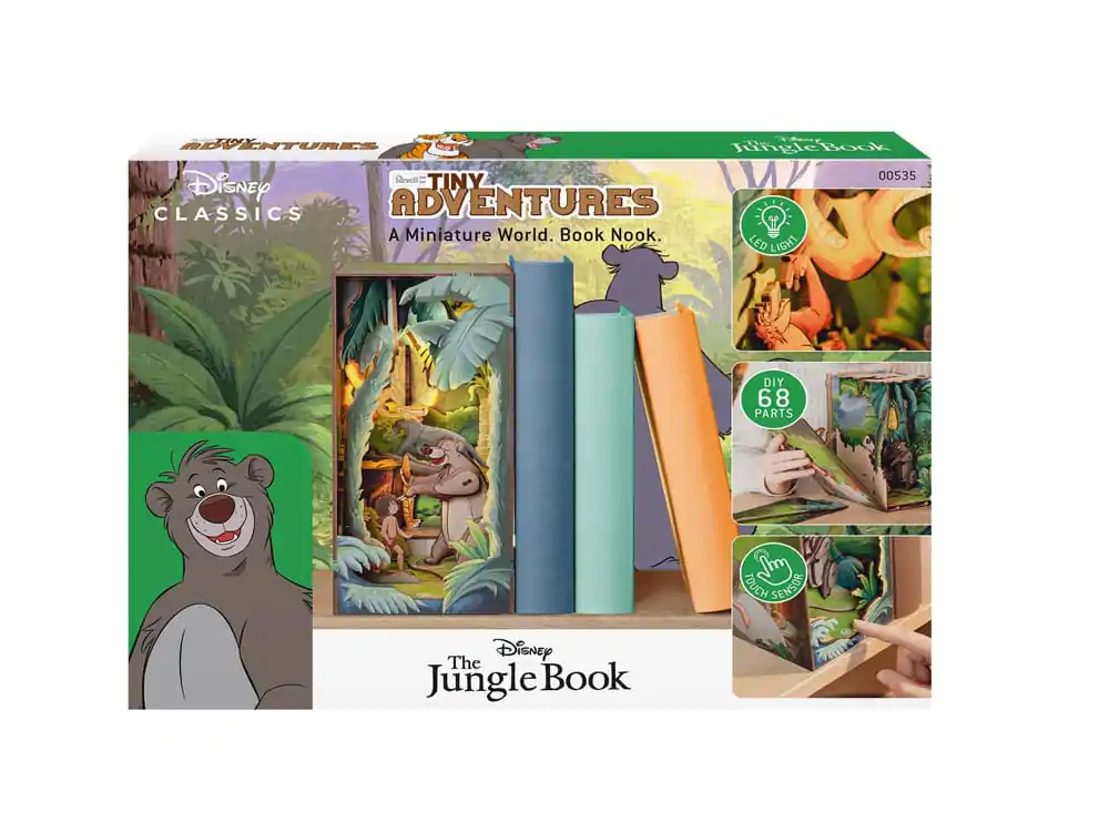 Disney Tiny Adventures Book Nook Mini Diorama Cartea Junglei 23 cm poza produsului