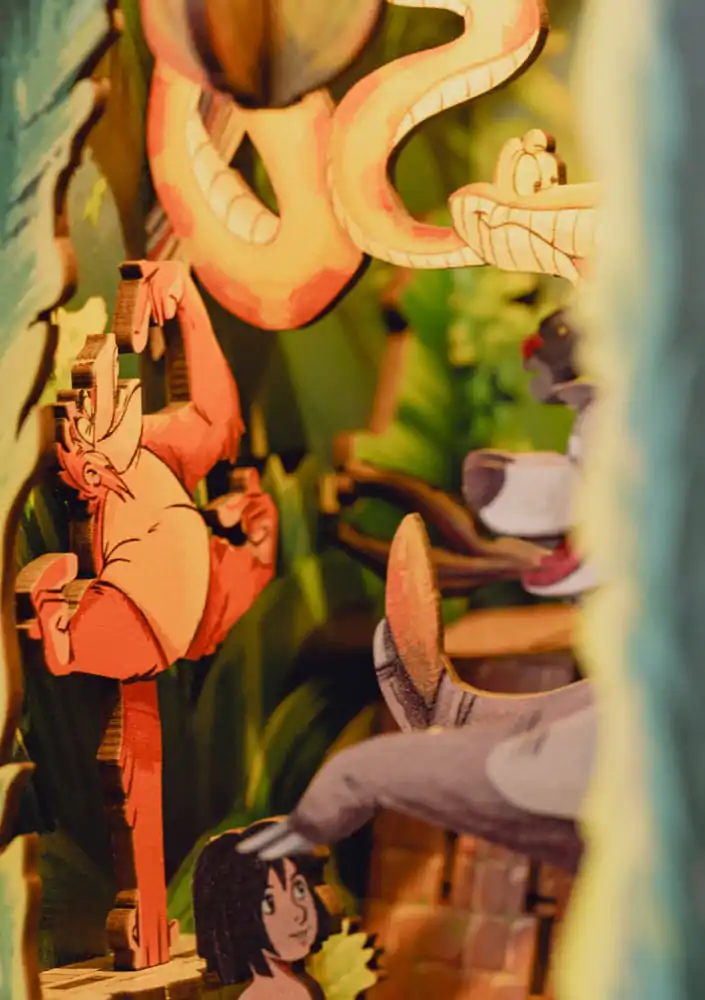 Disney Tiny Adventures Book Nook Mini Diorama Cartea Junglei 23 cm poza produsului