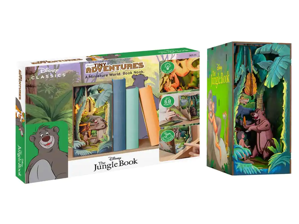 Disney Tiny Adventures Book Nook Mini Diorama Cartea Junglei 23 cm poza produsului