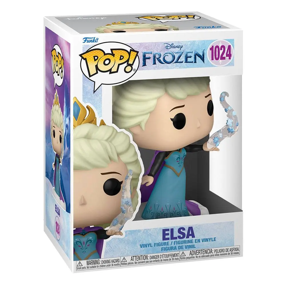 Disney: Ultimate Princess POP! Figurina de Vinil Disney Elsa (Frozen) 9 cm poza produsului