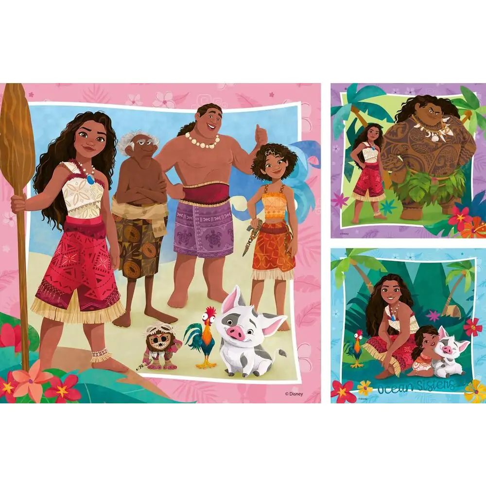 Disney Vaiana 2 puzzle 3x49 piese poza produsului