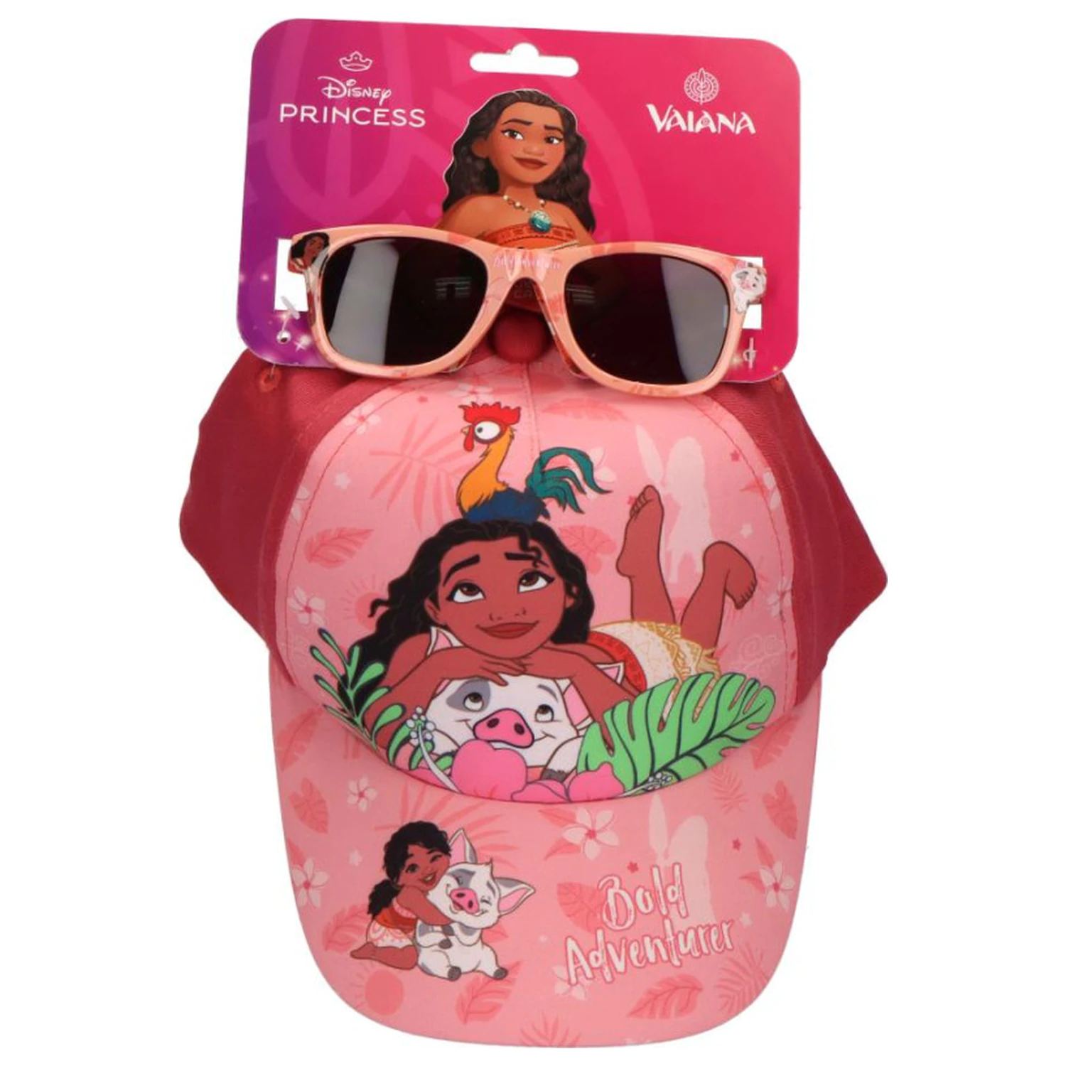 Disney Moana Bold Adventurer Set ochelari de soare și șapcă de baseball poza produsului