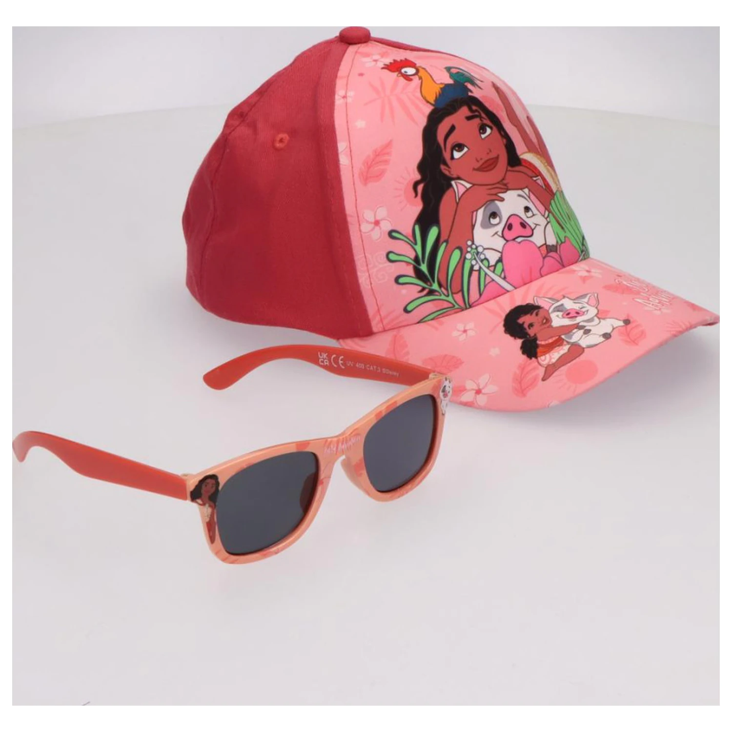 Disney Moana Bold Adventurer Set ochelari de soare și șapcă de baseball poza produsului