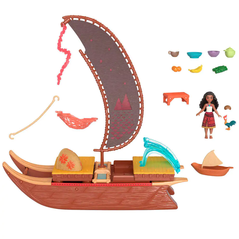 Disney Vaiana Moana 2 Canoe de aventură set de joacă poza produsului