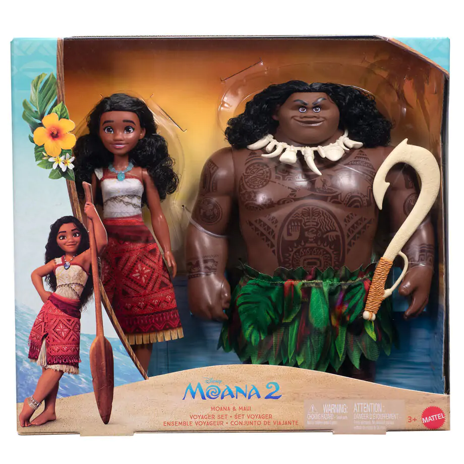 Disney Vaiana Moana 2 Maui & Vaiana 2 păpuși poza produsului