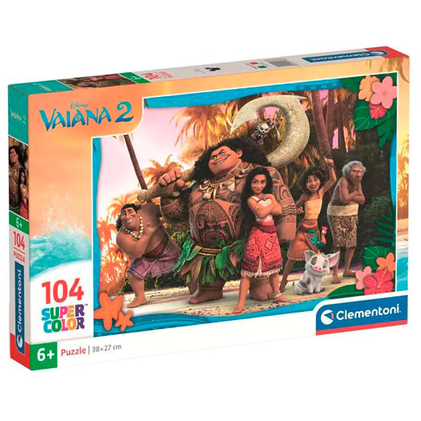 Disney Vaiana Moana 2 puzzle 104 piese poza produsului