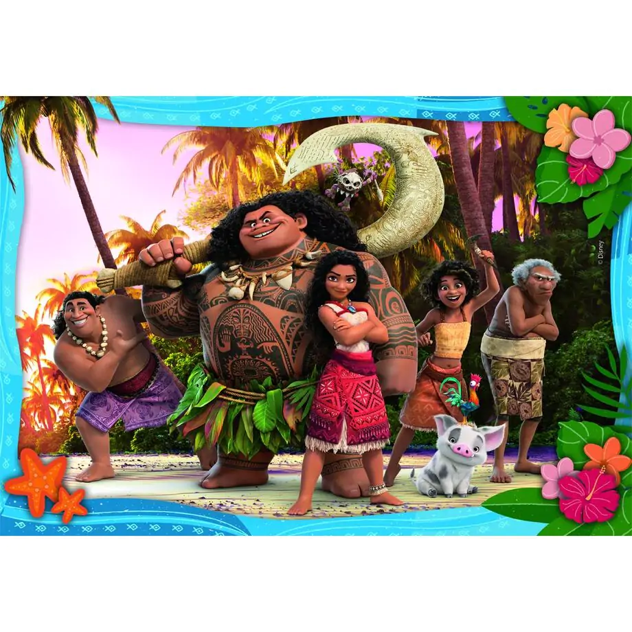 Disney Vaiana Moana 2 puzzle 104 piese poza produsului