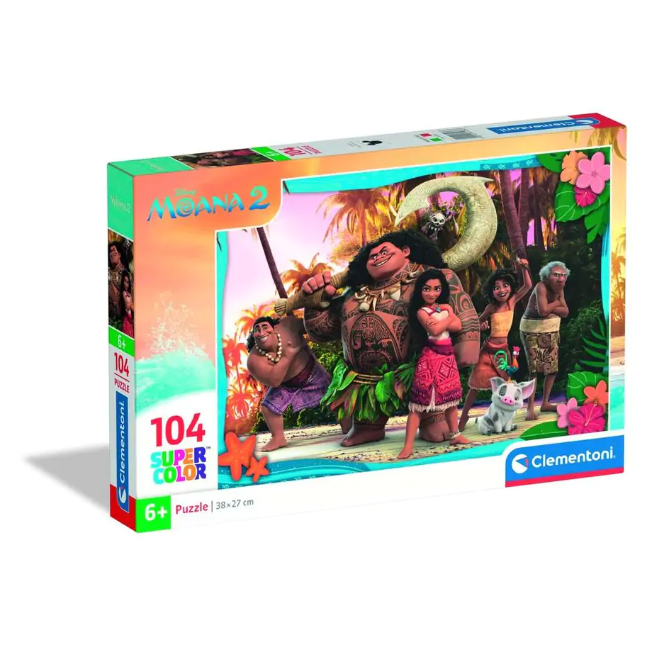 Disney Vaiana Moana 2 puzzle 104 piese poza produsului