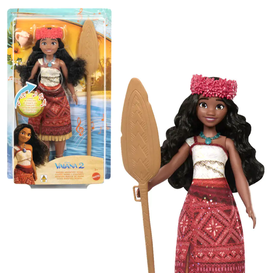 Disney Vaiana Moana 2 Singing Adventure Vaiana păpușă cântătoare poza produsului