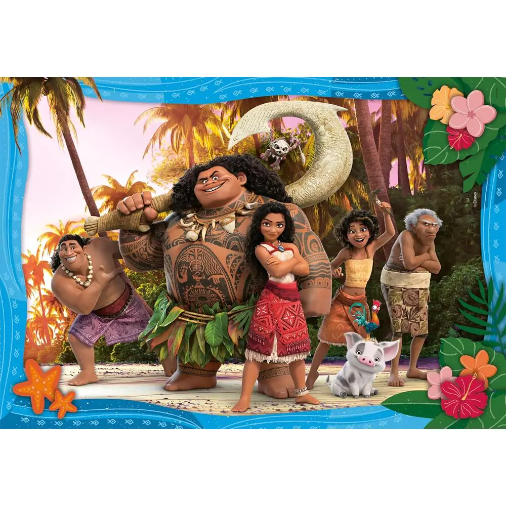 Disney Vaiana Moana 2 super puzzle 104 piese poza produsului