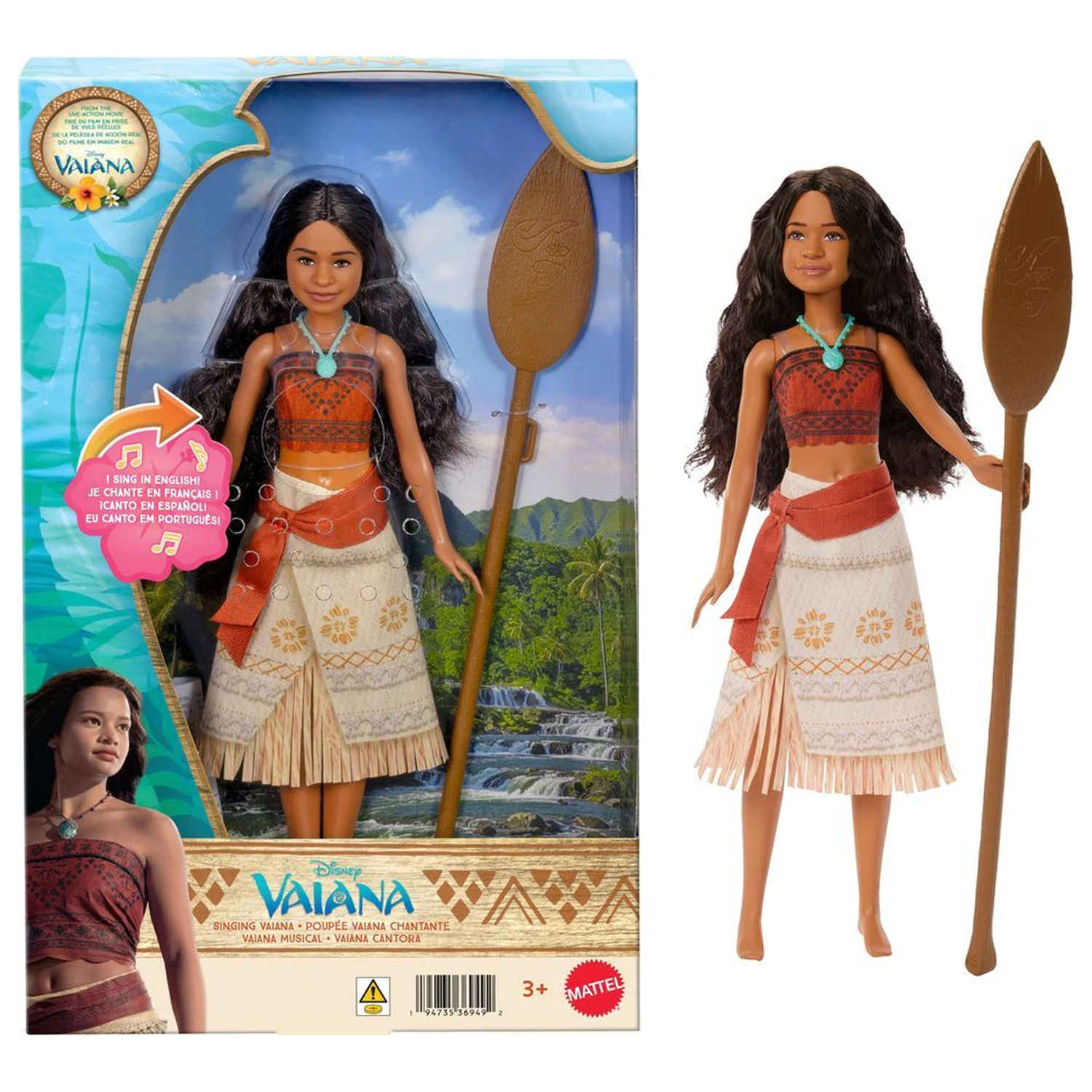 Disney Vaiana Moana Papusa cantatoare poza produsului