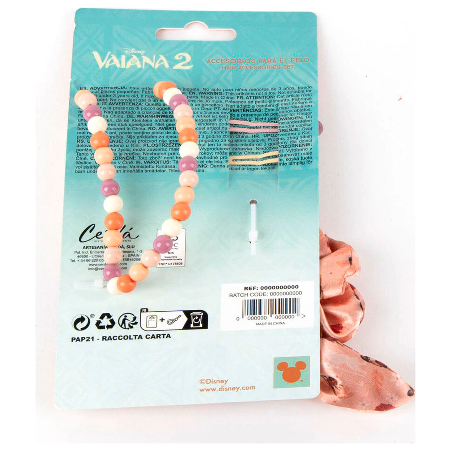 Disney Vaiana Moana set accesorii pentru par poza produsului