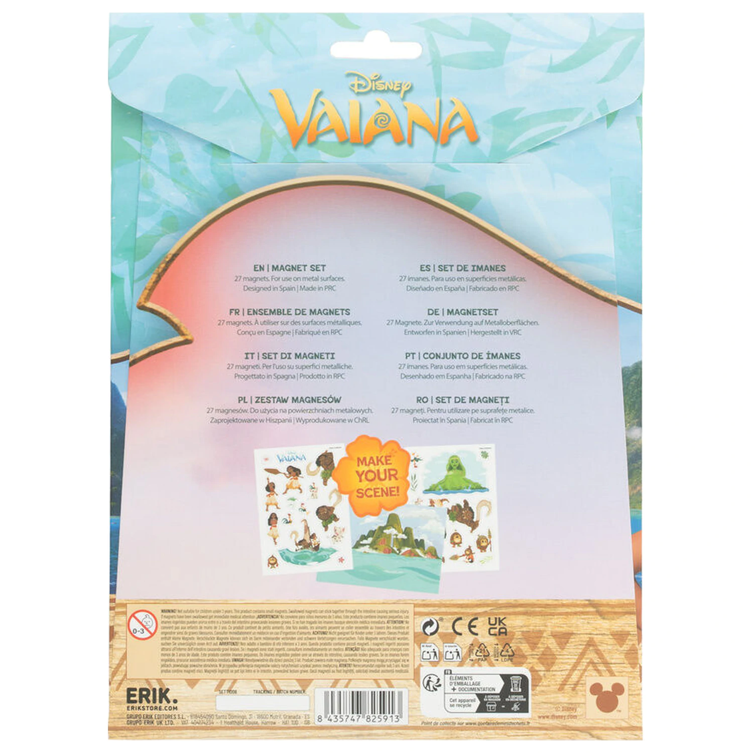 Disney Vaiana Moana set de magneti decupati poza produsului