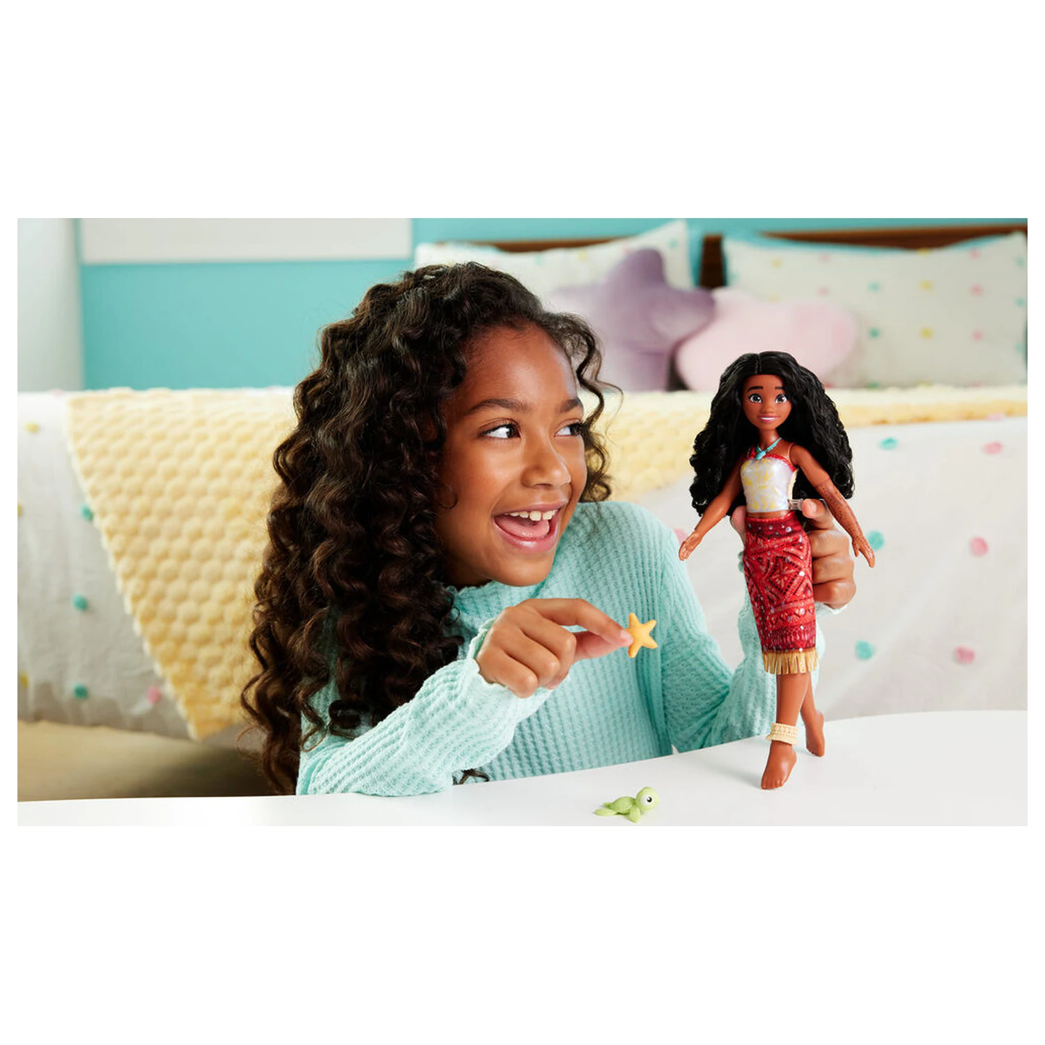 Disney Vaiana Moana Swimming Tautai Vaiana papusa poza produsului