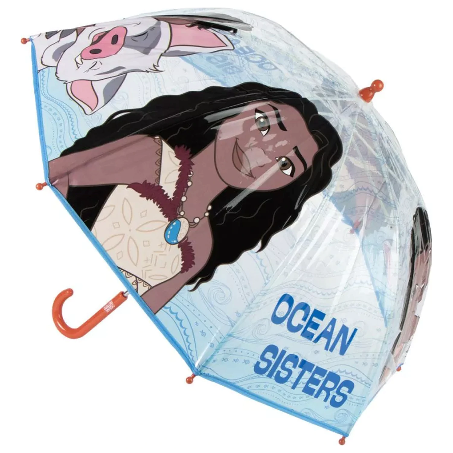 Disney Moana Ocean Sisters Umbrela transparenta pentru copii poza produsului