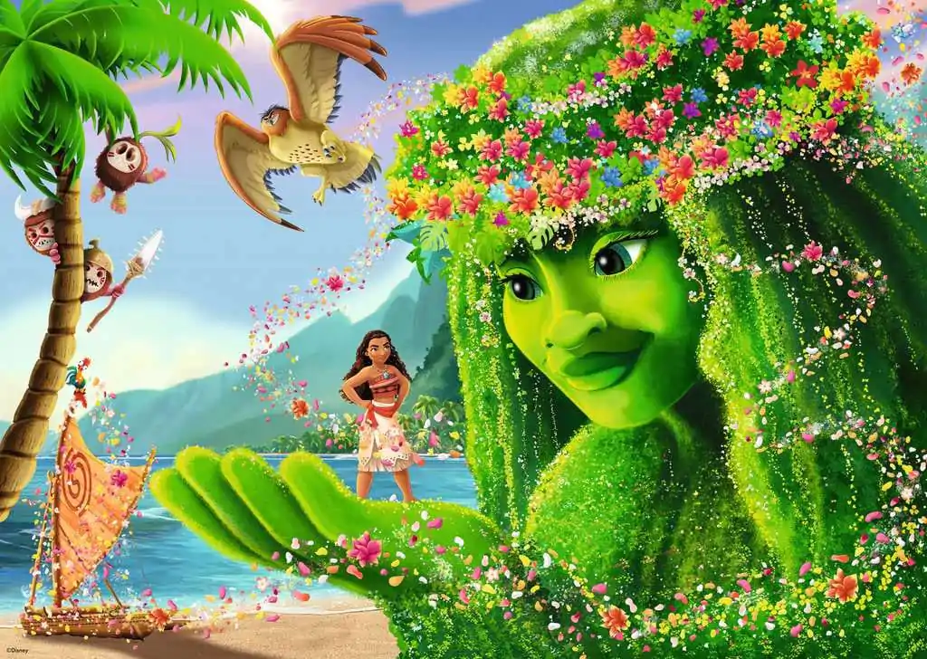 Disney Jigsaw Puzzle Vaiana (1000 piese) poza produsului