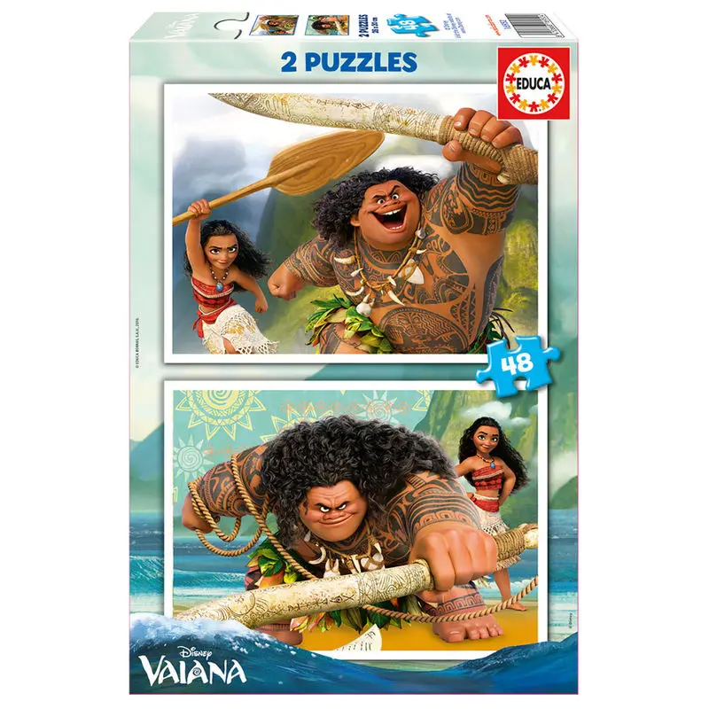 Disney Vaiana puzzle 2x48 piese poza produsului