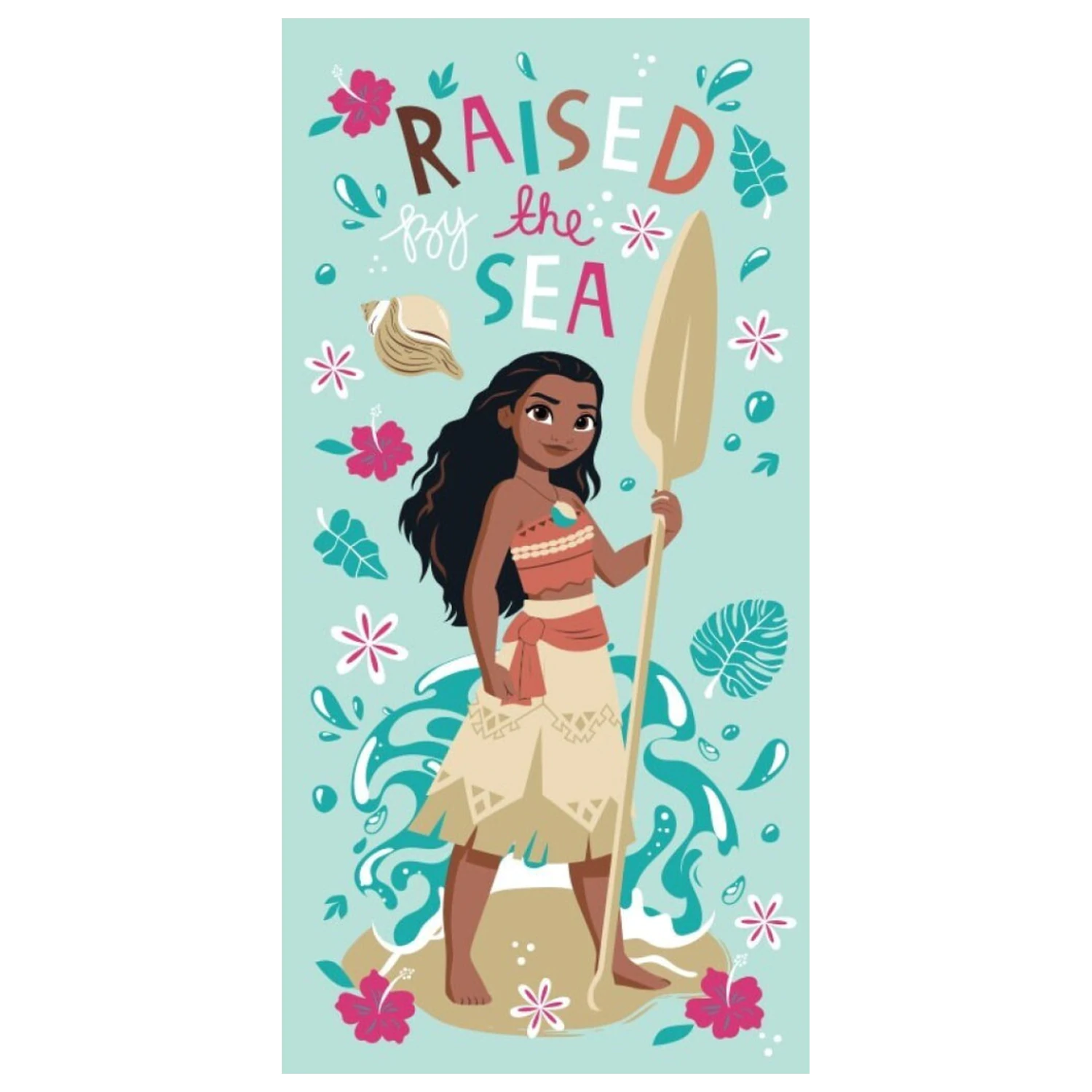 Disney Moana prosop de plaja in relief 70x140cm poza produsului