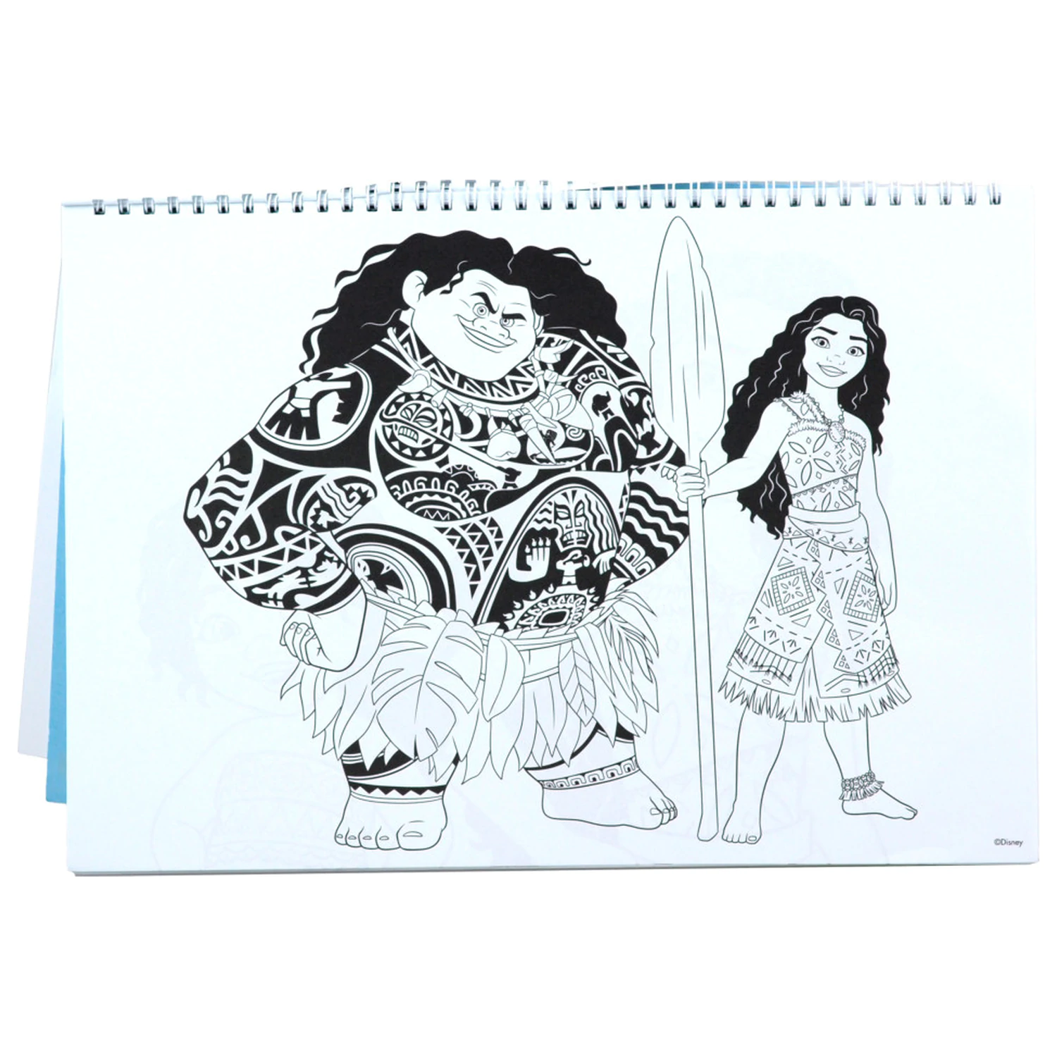 Disney Moana Together Again bloc de schite spiralat A4, 40 de pagini cu autocolante poza produsului