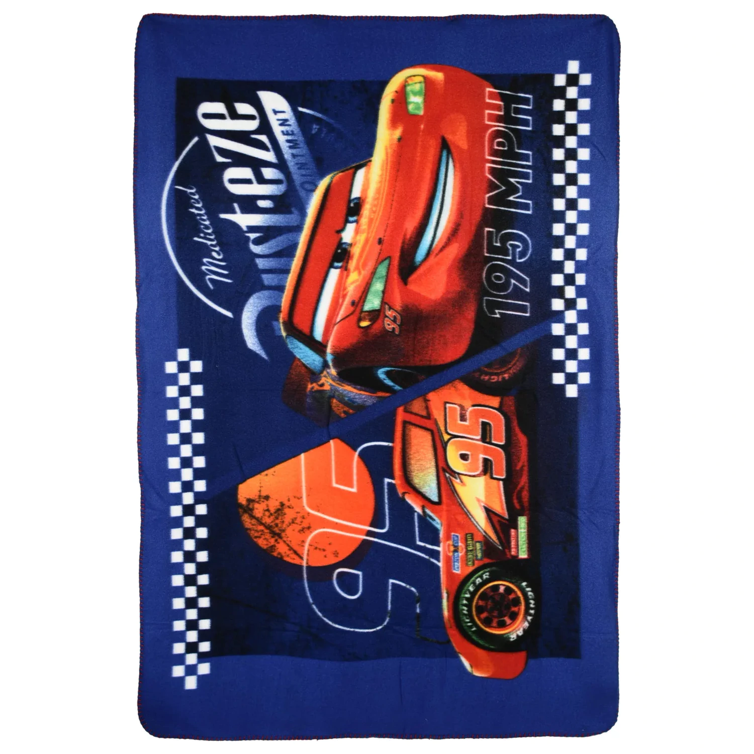 Patura fleece Disney Cars 195 MPH 100x150cm poza produsului