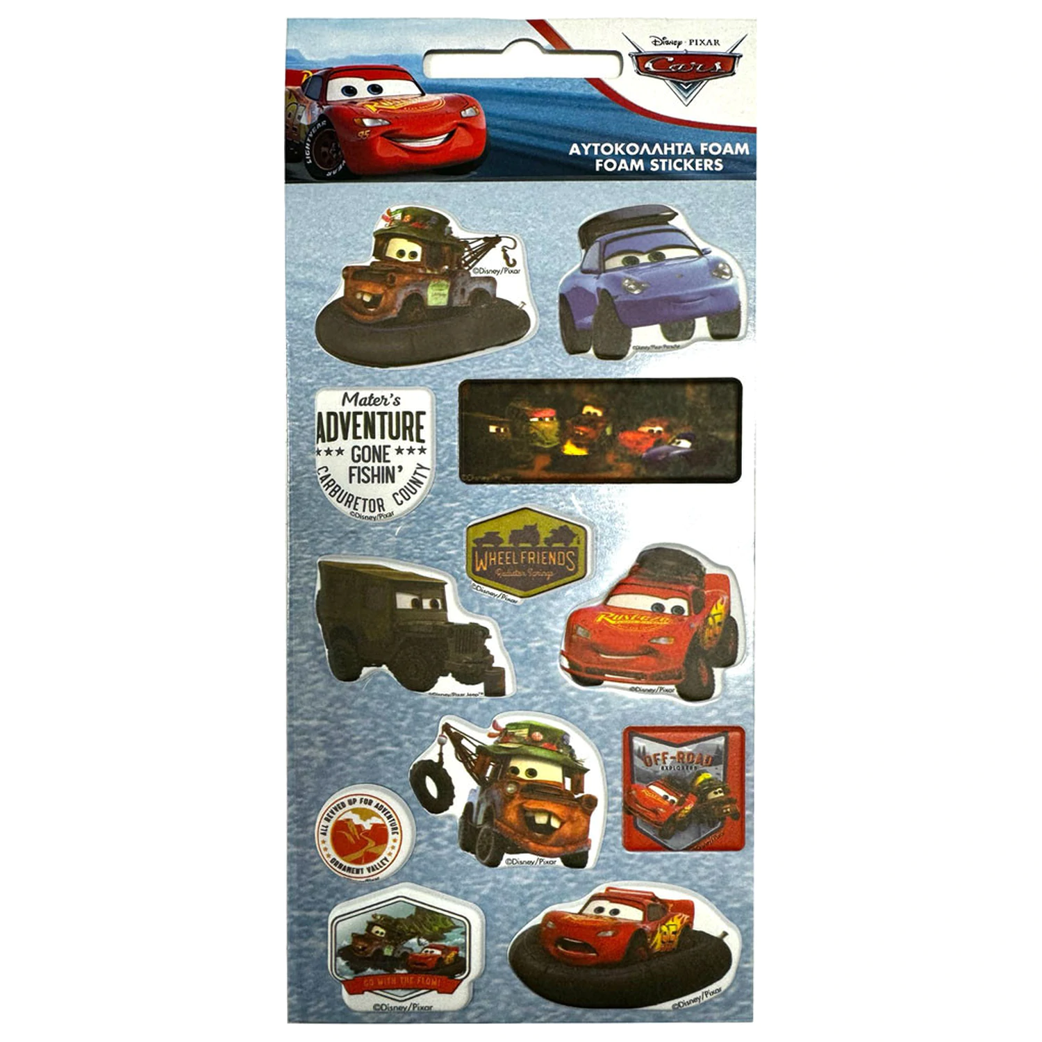 Disney Cars Adventure Set de stickere din spuma pufoasa poza produsului