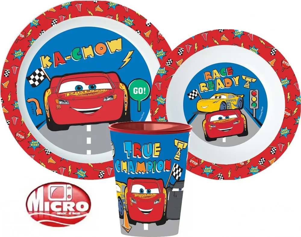 Disney Cars Set de vase, set din micro plastic poza produsului