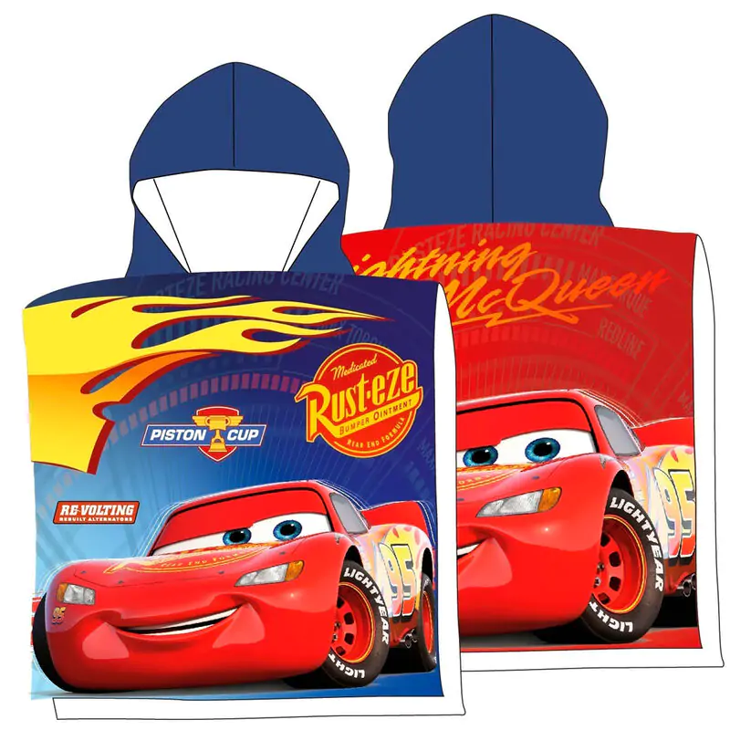 Disney Cars prosop tip poncho din microfibră poza produsului