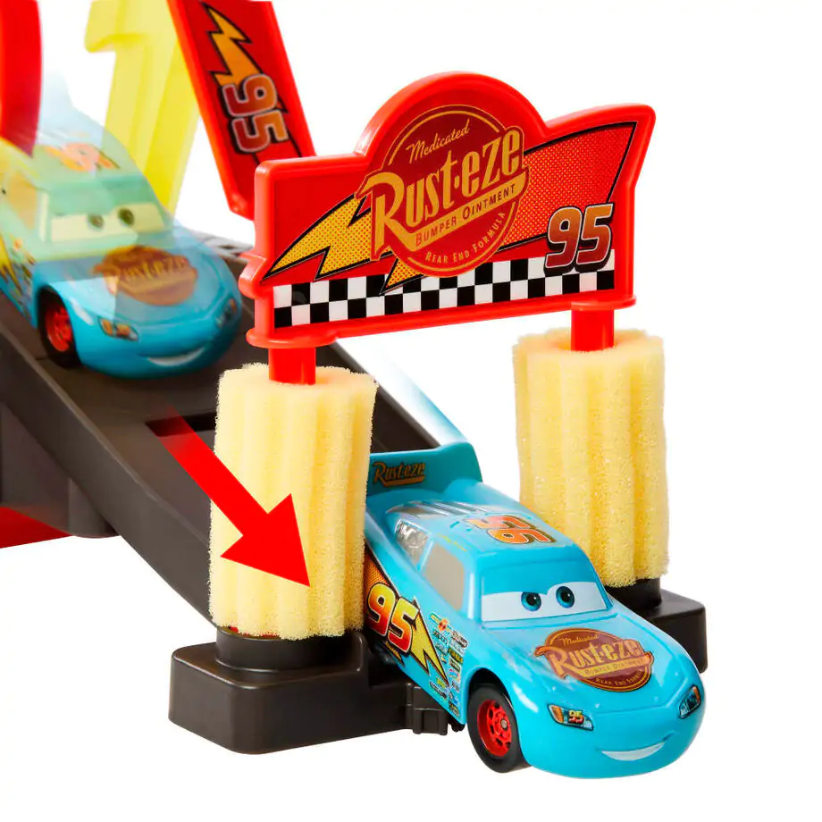 Disney Cars Race Ready Spălătorie Auto Playset poza produsului