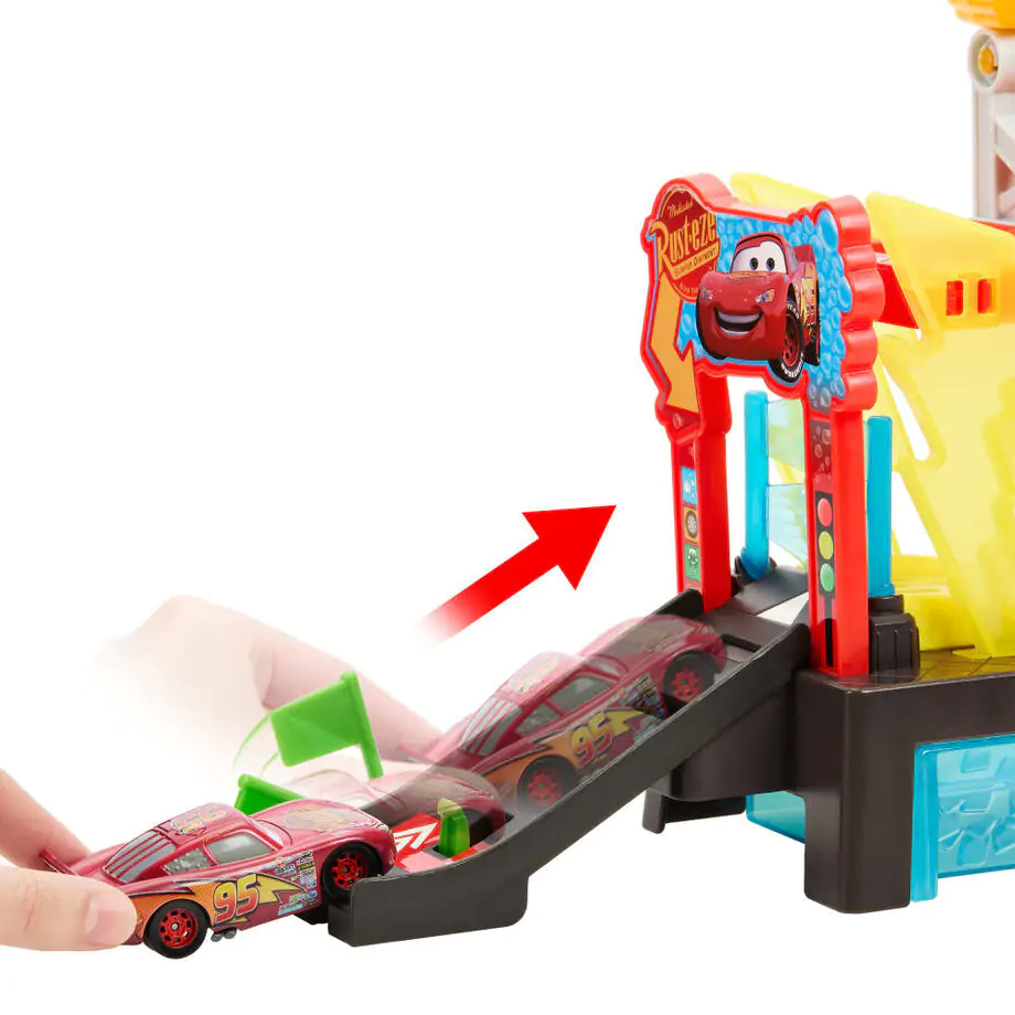 Disney Cars Race Ready Spălătorie Auto Playset poza produsului