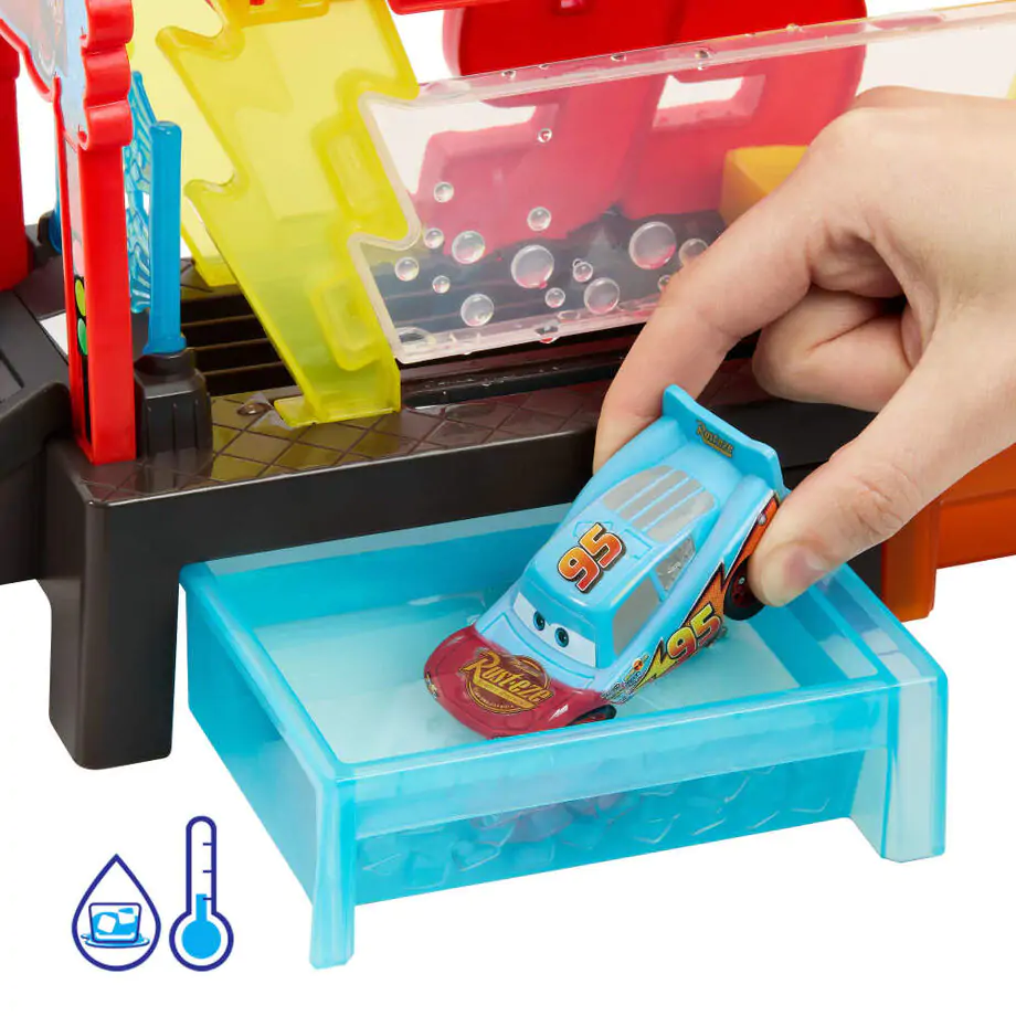 Disney Cars Race Ready Spălătorie Auto Playset poza produsului