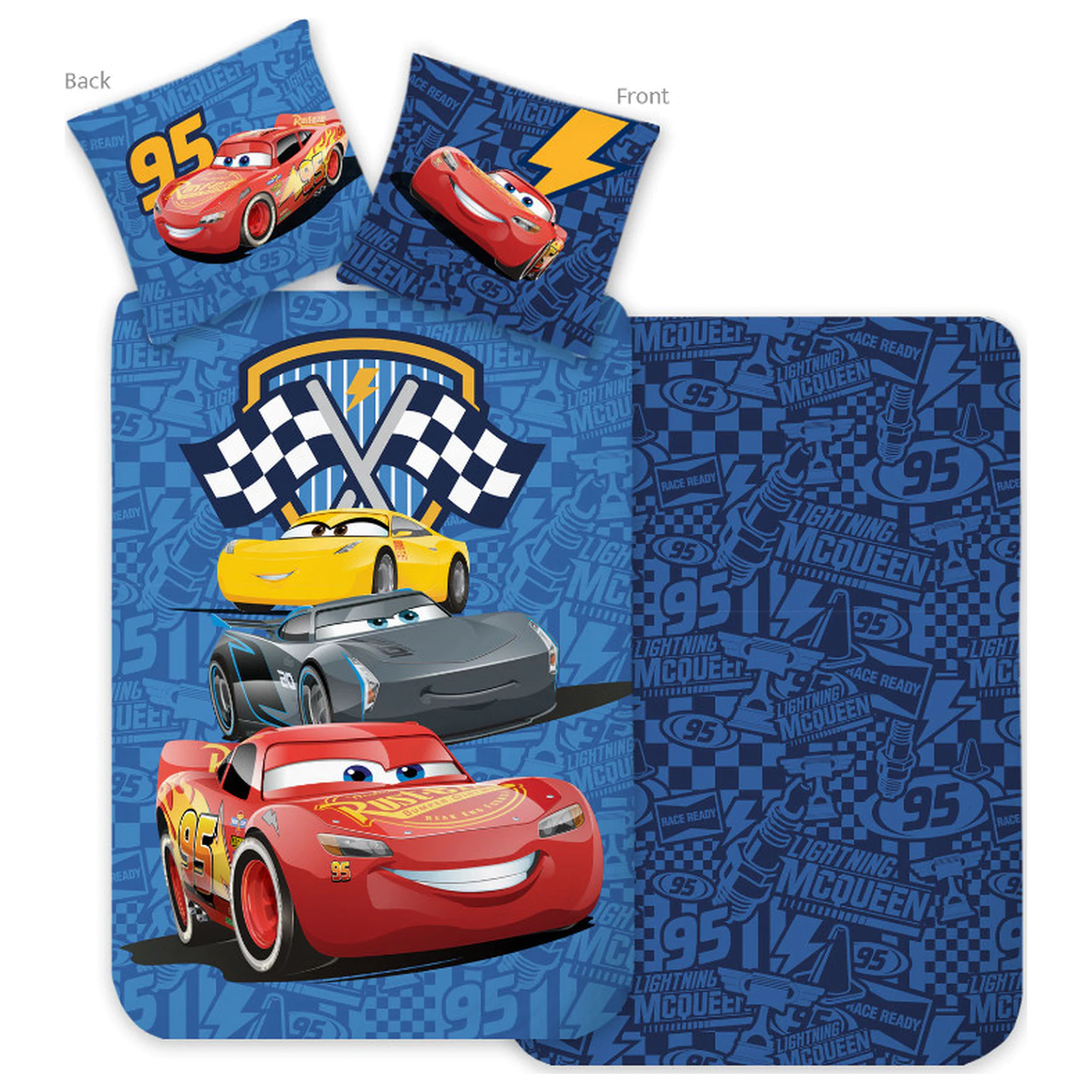 Disney Cars Racing Crew Kids Prescolari Husa de pilota poza produsului